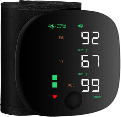 Rechargeable Wrist Blood Pressure Monitor LED Display