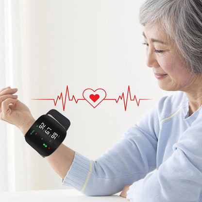 Rechargeable Wrist Blood Pressure Monitor LED Display