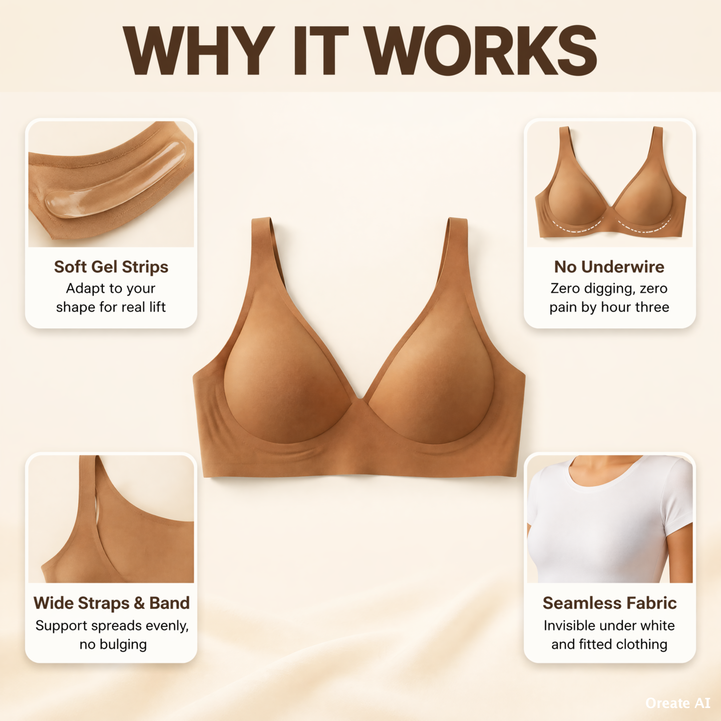 Comfort Invisible Bra